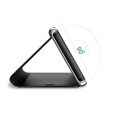 Smart Clear View Kotelo Xiaomi Redmi Note 12 Pro 5G - Musta