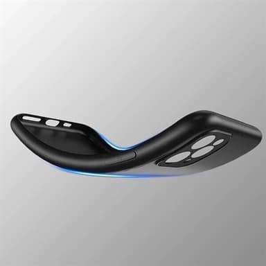 Musta takakuori Motorola Edge 50 Pro:lle