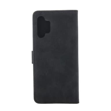 Velvet Flip Case jalustalla Motorola Moto E13 - musta