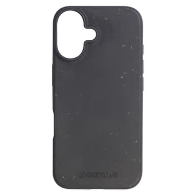 GreyLime iPhone 16 Biodenostettava Kuori Musta