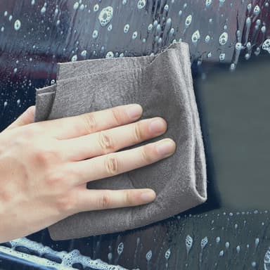 10 kpl taikaliinat / Puhdistusliina ikkunoihin, lasiin, autoihin Tummanharmaa