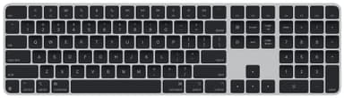 Apple Magic Keyboard + Touch ID + Numpad (ruotsi, mustat näppäimet)