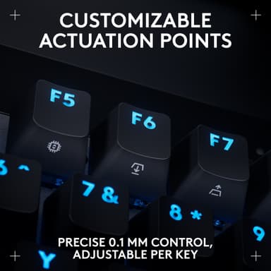 Logitech G - Pro X TKL Rapid Trigger pelinäppäimistö (musta)