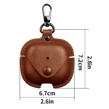 SKALO AirPods 4 PU-Nahka Kotelo - Punainen