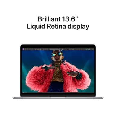 MacBook Air 13,6 M3 16/256 GB (tähtiharmaa)
