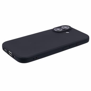 SKALO iPhone 16 Ultraohut TPU-kuori - Musta