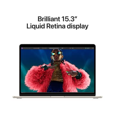 MacBook Air 15,3 M3 16/256 GB (tähtivalkea)