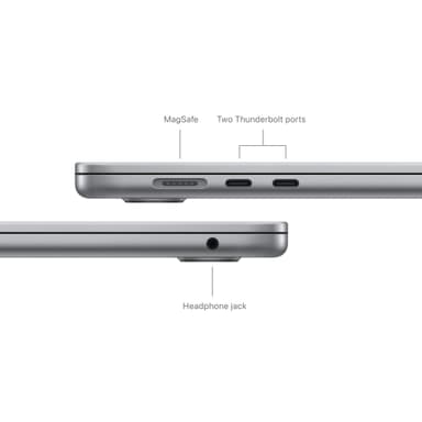 MacBook Air 15,3 M3 16/256 GB (tähtiharmaa)