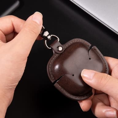 SKALO AirPods 4 PU-Nahka Kotelo - Punainen