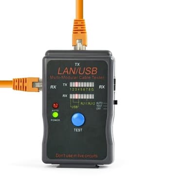 Kaapelitesteri - UTP, STP, USB