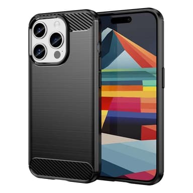 Hiilikuiturakenteinen TPU-kansi iPhone 15 Pro Maxille