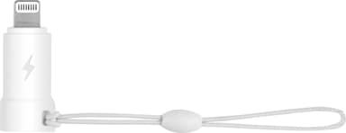 Sandstrøm USB-C - Lightning -kaapelisovitin (valkoinen)