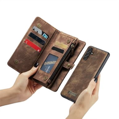CaseMe puhelimenkotelo 008 8-kortti Samsung Galaxy A16 5G - Ruskea