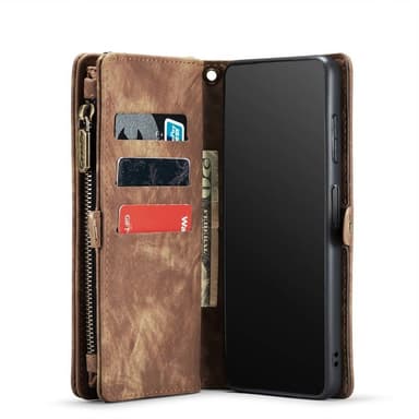 CaseMe puhelimenkotelo 008 8-kortti Samsung Galaxy A16 5G - Ruskea