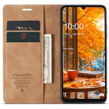 CaseMe puhelimenkotelo 013 Samsung Galaxy A06 - Ruskea
