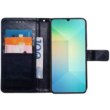 Lompakkokotelo 3-kortti Samsung Galaxy A06 - Tummansininen