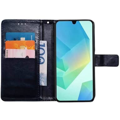 Lompakkokotelo 3-kortti Samsung Galaxy A16 5G - Tummansininen