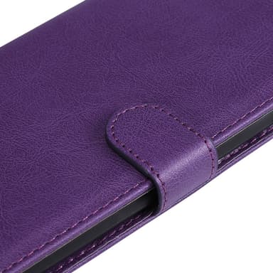 SKALO Motorola Edge 50 Neo 5G PU-nahkainen Lompakkokotelo - Violetti