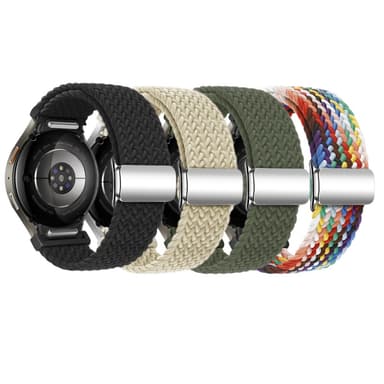 SKALO Punottu Tygaranneke Samsung Watch 7 40mm/44mm - Rainbow