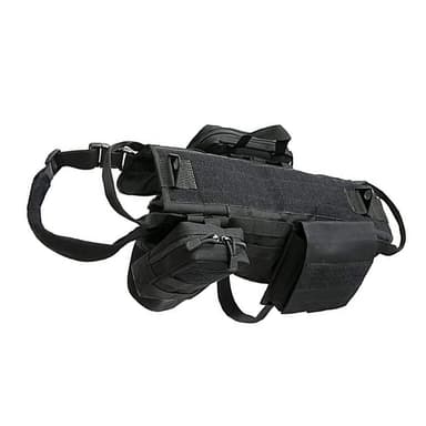 Tactical Dog Valjaat Molle Vest -turvavaljaat Musta L