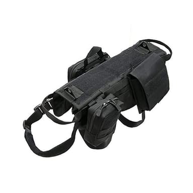 Tactical Dog Valjaat Molle Vest -turvavaljaat Musta L