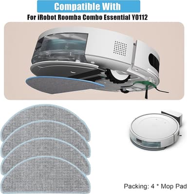 Korvaavat moppityynyt iRobot Roomba Combo Essential Y0112:lle