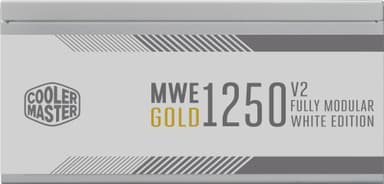 Cooler Master MWE Gold V2 ATX 3.1 1250W virtalähdeyksikkö (valkoinen)