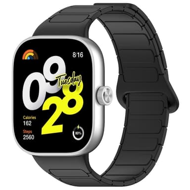 SKALO TPU-magneettiranneke Xiaomi Redmi Watch 4 - Musta