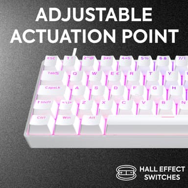 NOS C800 MAGNETIC 65 RGB HALL EFFECT WHITE