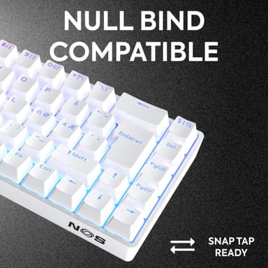 NOS C800 MAGNETIC 65 RGB HALL EFFECT WHITE