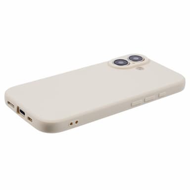 SKALO iPhone 16 Ultraohut TPU-kuori - Valkoinen
