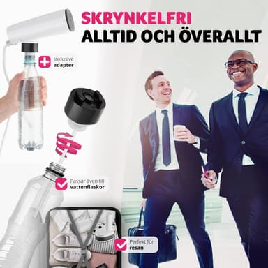 Höyryrauta, jossa on 4 tilaa ja pulloadapteri, 370 ml, 1640 W -
