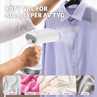 Höyryrauta, jossa on 4 tilaa ja pulloadapteri, 370 ml, 1640 W -