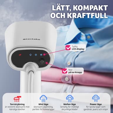Höyryrauta, jossa on 4 tilaa ja pulloadapteri, 370 ml, 1640 W -