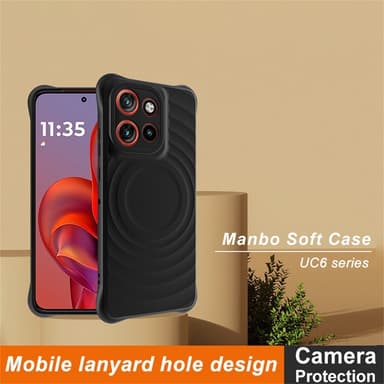 IMAK Motorola Edge 50 Neo 5G UC-6 Series Kuori - Musta