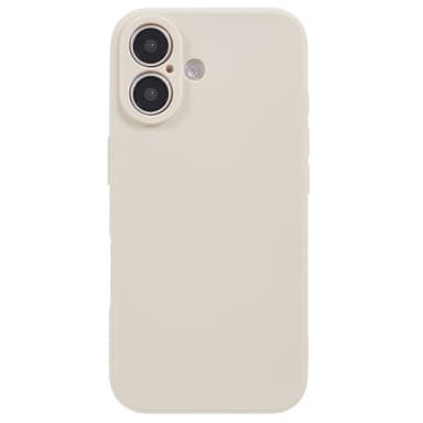 SKALO iPhone 16 Ultraohut TPU-kuori - Valkoinen