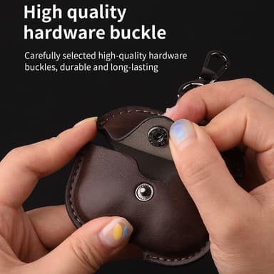 SKALO AirPods 4 PU-Nahka Kotelo - Musta