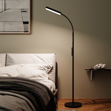 Prisma LED -lattiavalaisin, 5 valotilaa, 12 W, himmennettävä - musta