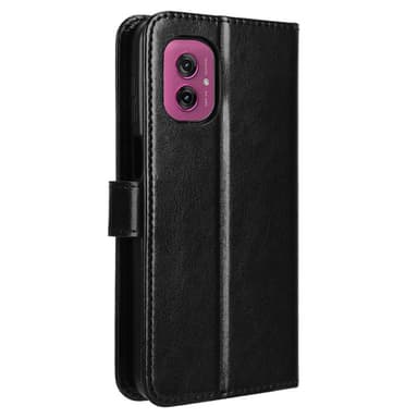 SKALO Motorola Moto G55 5G PU-nahkainen Lompakkokotelo - Musta