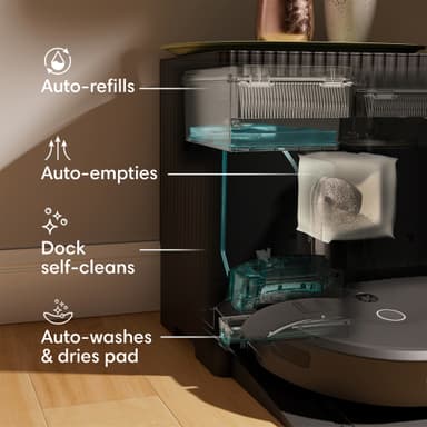 iRobot Roomba Combo 10 Max robotti-imuri X085840 (musta)