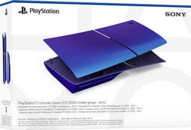 PS5 Slim Chroma kuori pelikonsolille (Chroma Indigo)