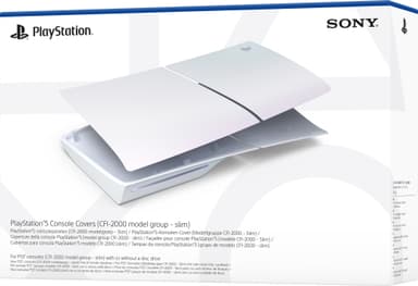 PS5 Slim Standard kuori pelikonsolille (Chroma Pearl)