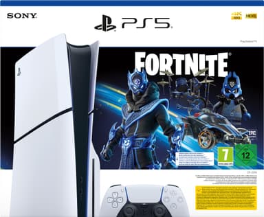 PlayStation 5 Slim Standard Edition (Fortnite pakkaus)