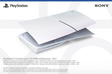 PS5 Slim Standard kuori pelikonsolille (Chroma Pearl)