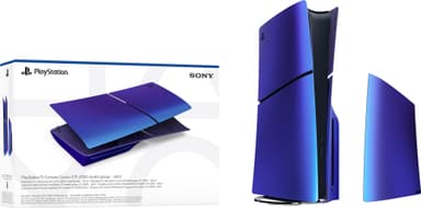 PS5 Slim Chroma kuori pelikonsolille (Chroma Indigo)