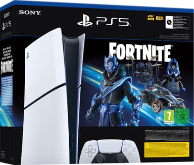 PlayStation 5 Slim Digital Edition (Fortnite pakkaus)