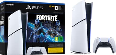 PlayStation 5 Slim Digital Edition (Fortnite pakkaus)