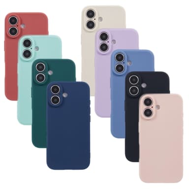 SKALO iPhone 16 Plus Ultraohut TPU-kuori - Vaaleansininen