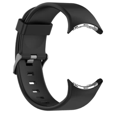 SKALO Silikoniranneke Google Pixel Watch 3 45mm - Musta