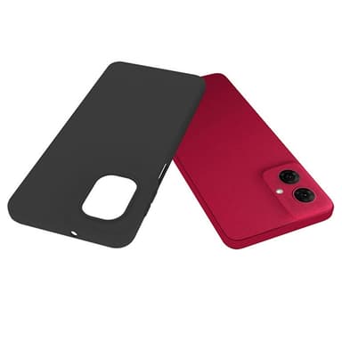 SKALO Motorola Moto G55 5G Mattamusta erittäin ohut TPU-suojakuori